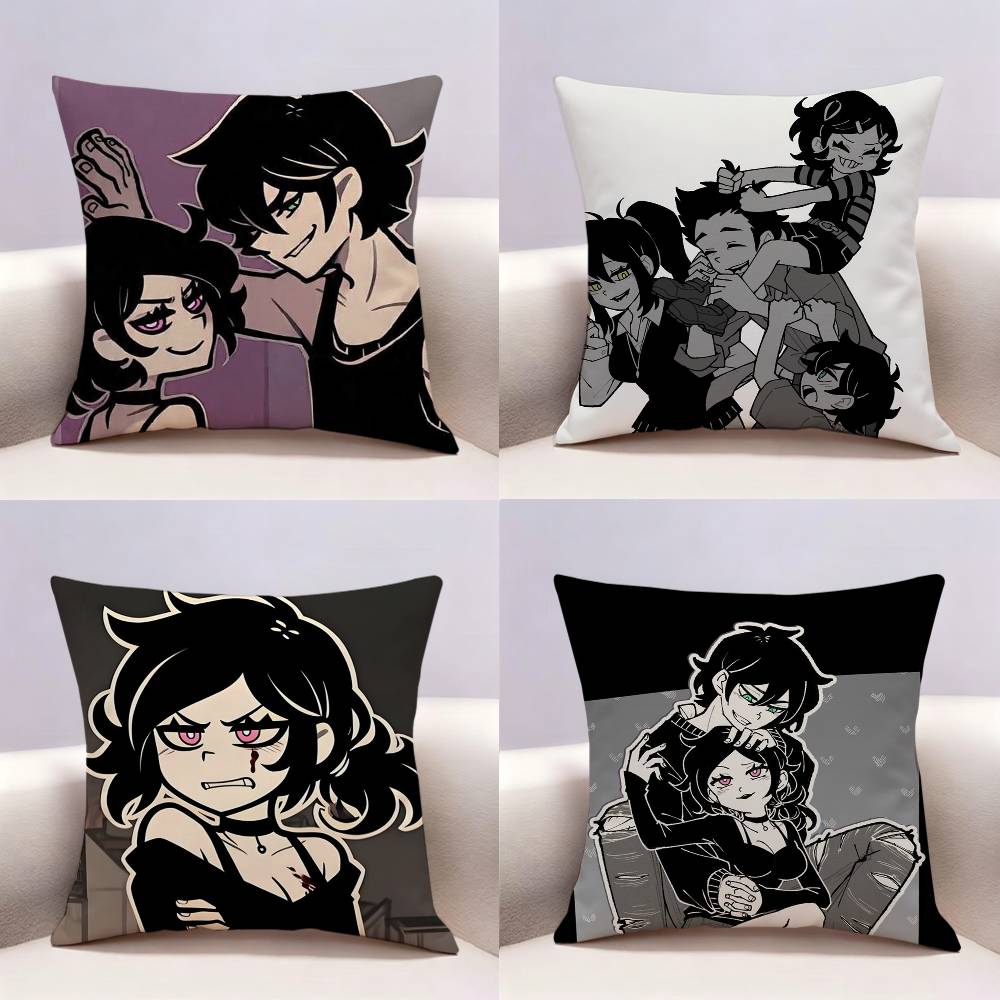 TCOAThe Coffin Of AAndy And Leyley Doublesided print Pillow Case Cushion Cover Throw Pillow Case For Car Sofa