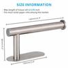 No Hole Punch Paper Towel Holder Stainless Steel Roll Paper Storage Rack  Bathroom