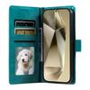 For Samsung Galaxy S26 Ultra Case Imprinted Totem Skin Feel Wallet Leather Phone Cover with Hand Strap