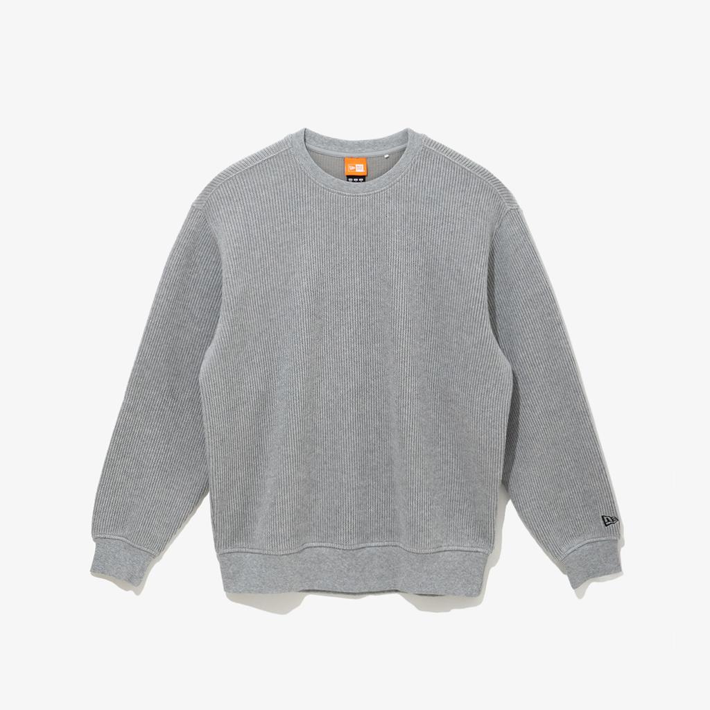 New Era Outdoor Knitted Jersey Sweatshirt Heather Grey 14741965