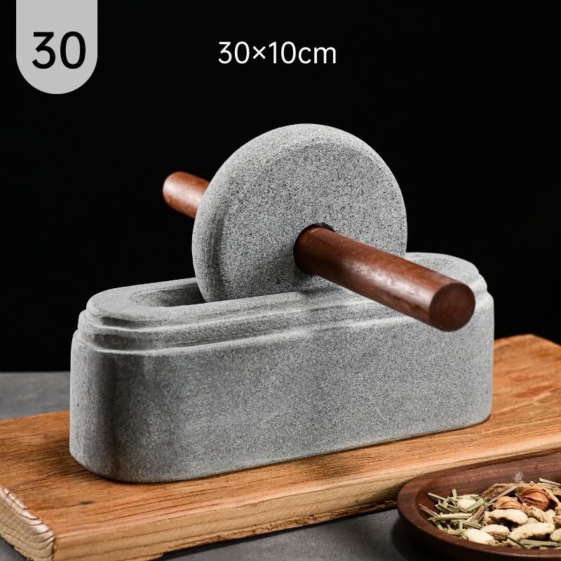 Home Chinesischen Stil Mühle Grinder Set Brecher Roller Tee Tablett Gewürz Mühlen Traditionelle Chinesische Medizin Schleifen Maschine Dekor