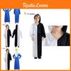 Enchanting Black And White Demon Wizard Costume For Boys Polyester Fabric Quality