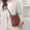 Vintage Mini Faux Leather Crossbody Bags for Women Mobile Phone Bag, Daily Zipper Purse, Solid Color Shoulder Bag, Gift for Mom