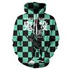2026 Bandai *Demon Slayer* Cosplay/Anime Hoodie Streetwear Harajuku Y2K Style Comfortable Hooded Pullover Sweatshirt