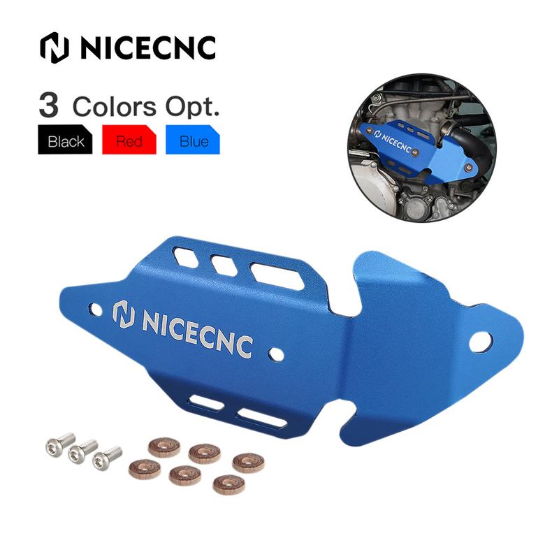 NiceCNC ATV Exhaust Muffler Mid Pipe Heat Shield Protector Guard Cover for Yamaha YFZ450R YFZ 450R 450 R Aluminum Accessories