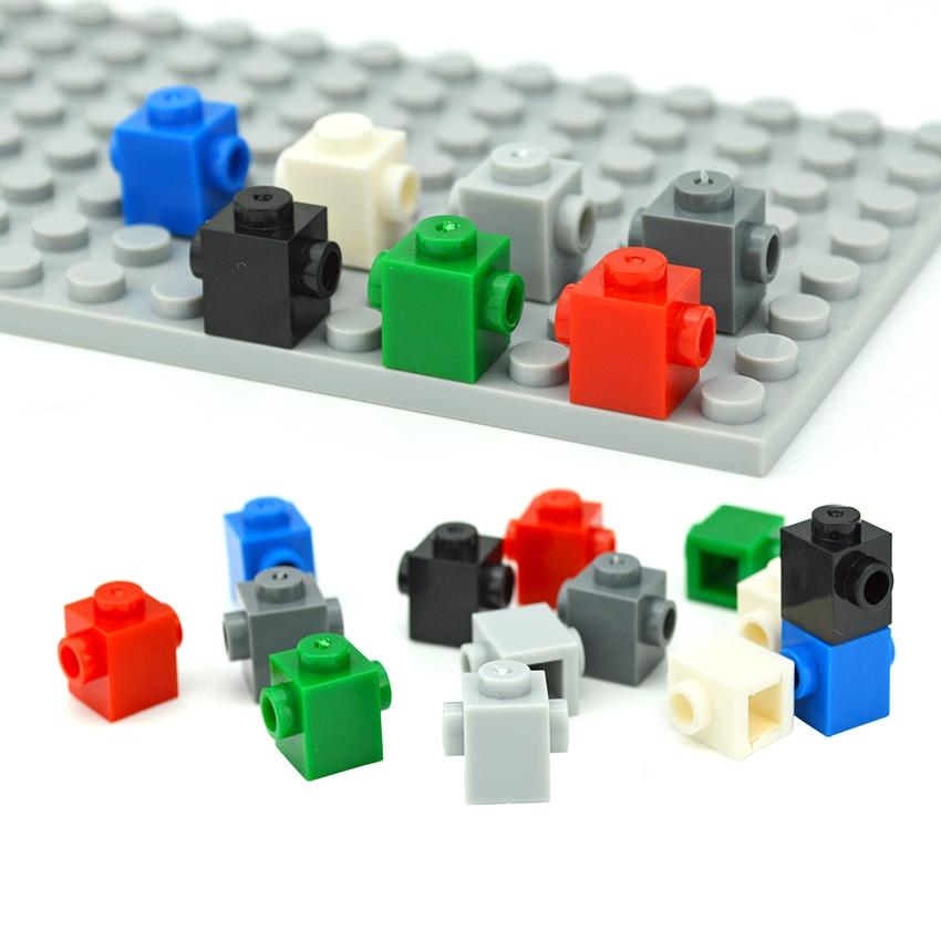 Compatible Assembles Particles Modified 1x1 with Studs On 2 Sides Opposite MOC Parts 47905 DIY Educational Bricks for Children