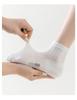 Children's Summer Breathable Mid-Calf Cotton Mesh Socks - White, Seamless, Right-Angle Design