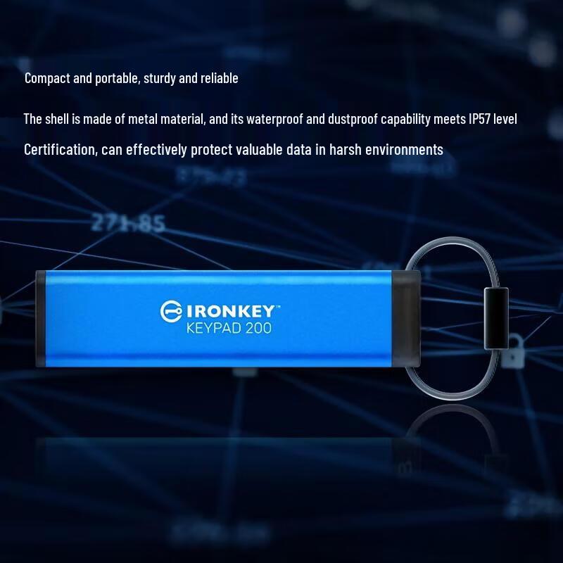Kingston IronKey Vault Privacy 200 Encrypted Flash Drive