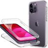 Protective Case - 360° Protection - iPhone 15 Pro - Transparent - Shockproof - Slim