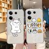 Funny Cartoon Patterned Soft Silicone Clear Case For Xiaomi Redmi Note 13 Pro Poco C65 Samsung A55 A35 M35 iPhone Camera Protective Shockproof Cover