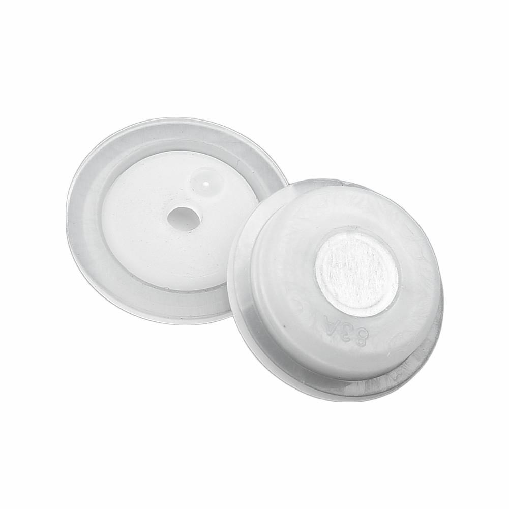 50Pcs Degassing Valves PE Silicone Filter Exhaust Cup Cover Coffee Bag