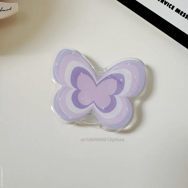 

Милый держатель для телефона в виде бабочки Tok Griptok Кольцо-держатель для iPhone 15 Универсальные аксессуары Прекрасный бантик Подставка-сокет для телефона