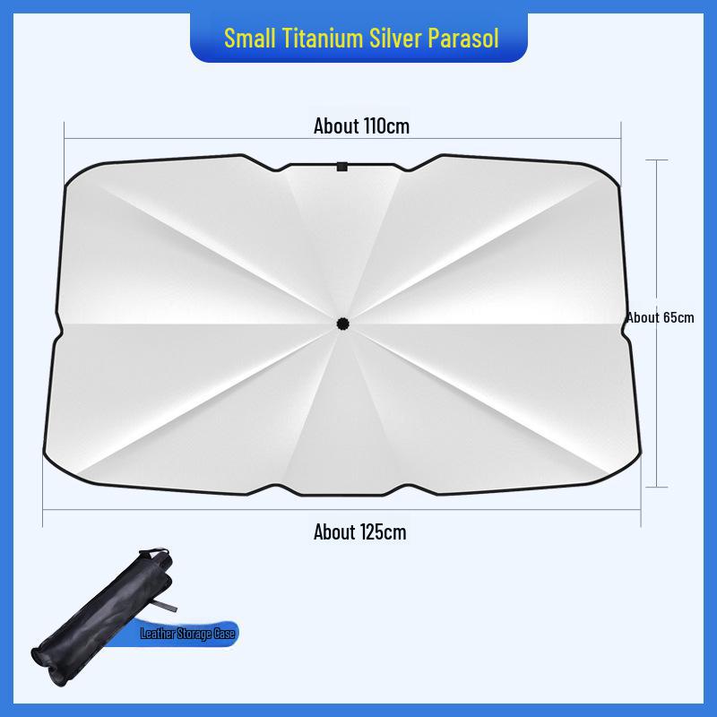 Parapluie rétractable pour voiture - Pare-soleil avant à isolation thermique