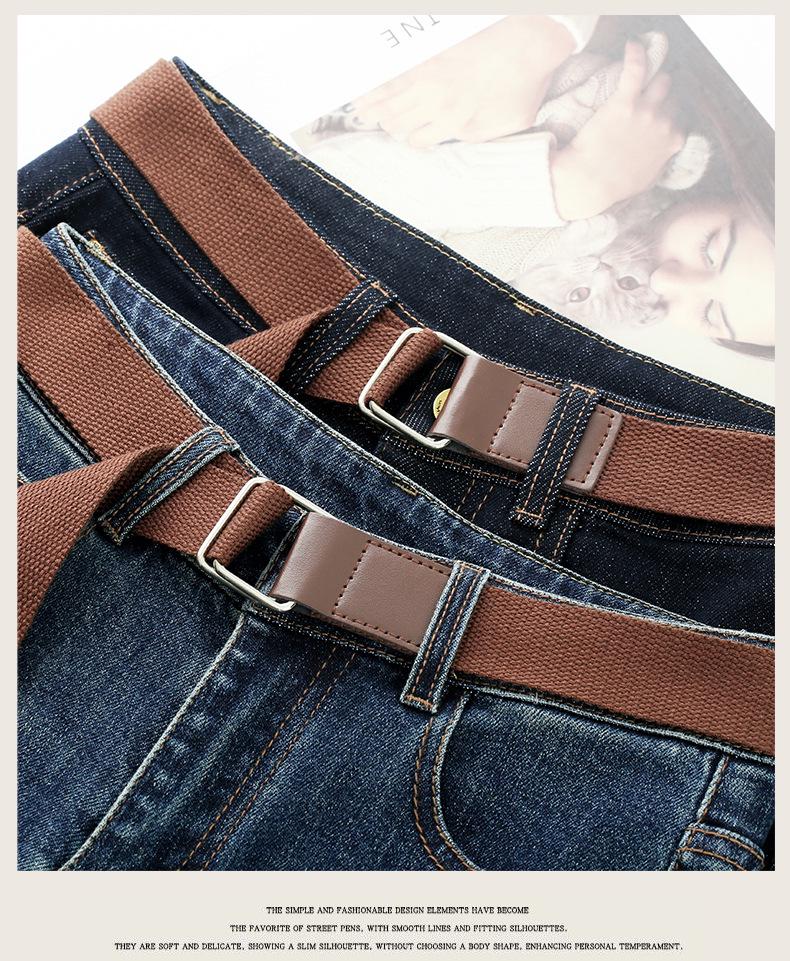 2026 Women's High-Waisted Wide-Leg Jeans: Stylish, Slimming, Versatile for Spring & Autumn