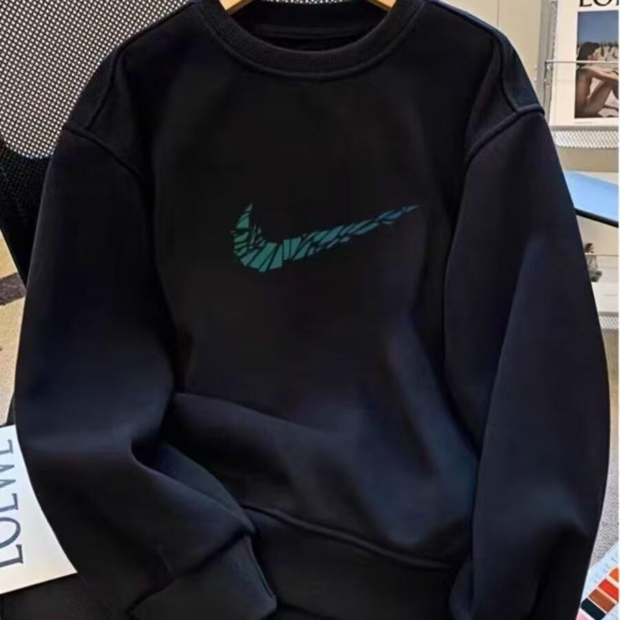 

Зона одного сложения | Мужская осенняя хлопковая толстовка свободного кроя с длинным рукавом - Модная повседневная спортивная одежда L