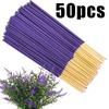 50/100Pcs Incense Sticks Tea Room Wooden Material And Meditation Wood Sticks Yoga Lavender Sticks for Home Lavender Scent Natural