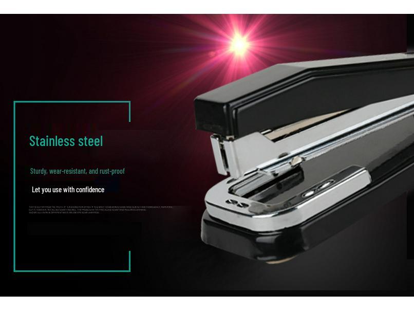 Deli 0414 Rotating Saddle Stitch Stapler for Student Exercise Books