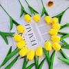 Wedding Decoration Room Fake Flowers Artificial Plant Tulip Bouquet Used for Celebrating Halloween, Christmas, Thanksgiving.