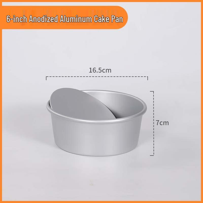 

6-Inch Round Removable Bottom Cake Pan