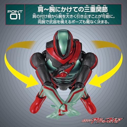 Bandai Kamen Rider Action Figure Kamen Rider Z Catastrom, Ages 3 and Up