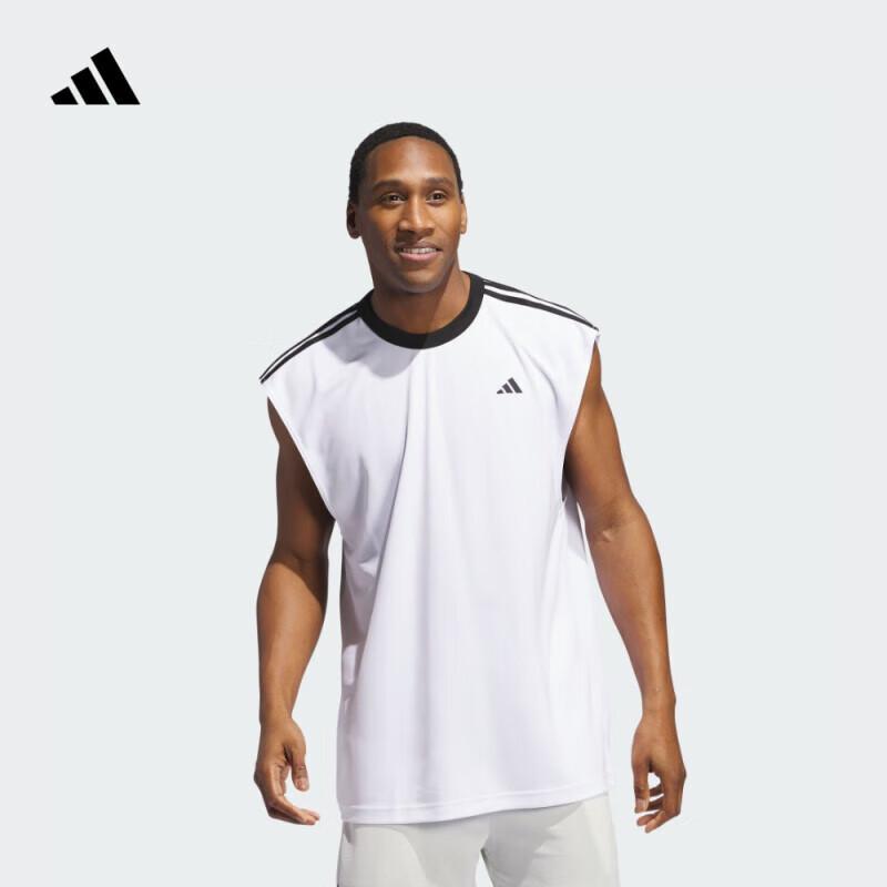 Adidas Men s Basketball Training Sleeveless T-Shirt XL