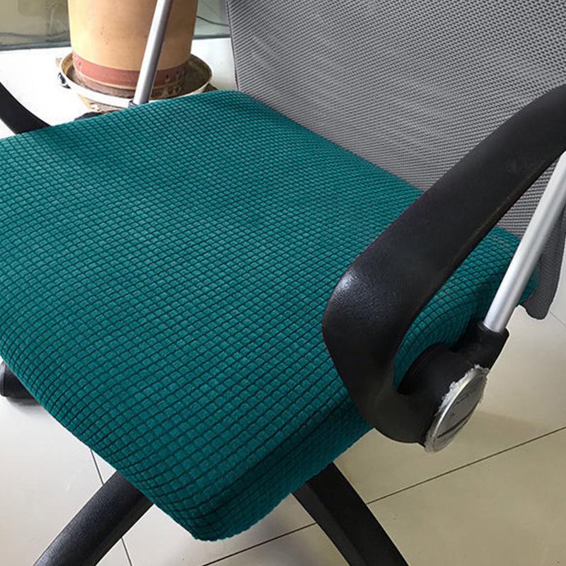 Corn Kernel Stretch Velvet Computer Chair Cover Home Chair Cover Thickened Simple Non-slip Dining Chair
