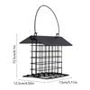 Rural Iron Bird Feeder Station Wildbird Shelter Place With Easy Refill Feature Ideal For Wild Bird Enthusiasts