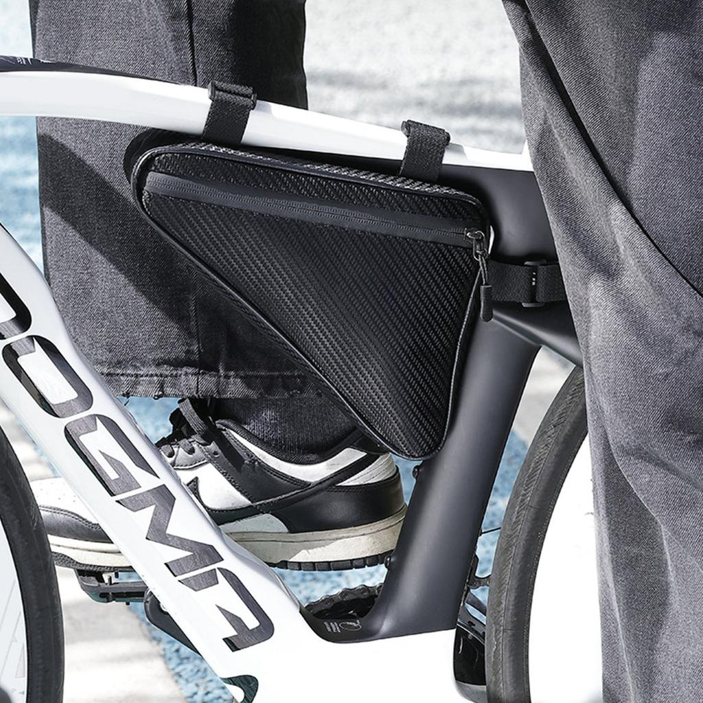 Bicycles Frame Bag Storage Pouches Bikes Front Top Tube Bag Practical Cycling Triangular Pouches for Mountain Bikes