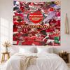 Arsenal Custom Ditt Navn Vægdekoration Vægtæppe Kunst Til Kæledyrsminde Fødselsdag Bryllupsfest Baggrund Familiegave