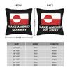 MAGA   Funda de Almohada Cuadrada Fundas de Cojín Groenlandia Funda de Almohada Decorativa Divertida de Poliéster para el Hogar 18x18