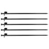 5Pcs Tents Stakes Durable Metal Easy Penetration Corrosion Resistant Widely Used Ground Stakes for Tent Canopy 40cm