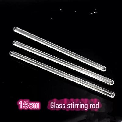 Rührstab aus transparentem Glas, 15 cm, für selbstgemachten Lippenstift