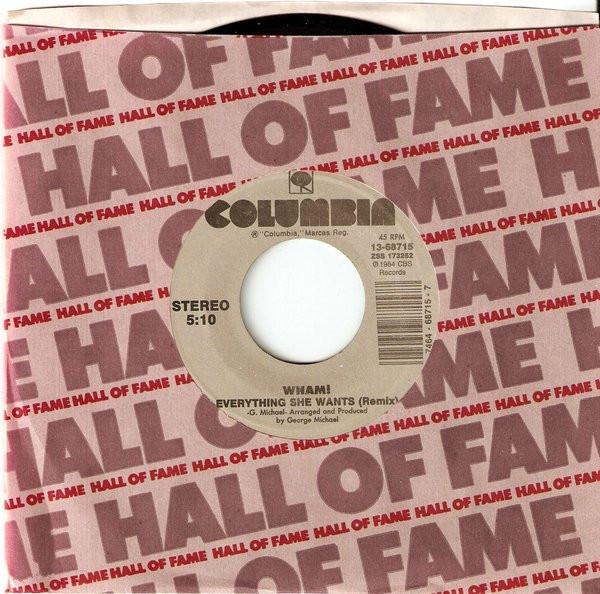 

7inch Record WHAM! - Everything She Wants 1368715 Columbia 1989 US Pop Used
