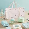 Bolsa Maternidade Acolchoada Grande Capacidade Bolsa de Fim de Semana Bolsa de Viagem Fofa para Hospital e Viagens de Fim de Semana
