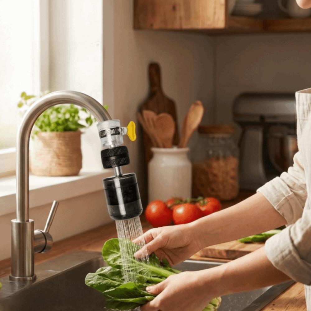 Anti-Splash Kitchen Tap Filter Nozzle Kitchen Faucet Water Purifier  Washing Vegetable Fruit