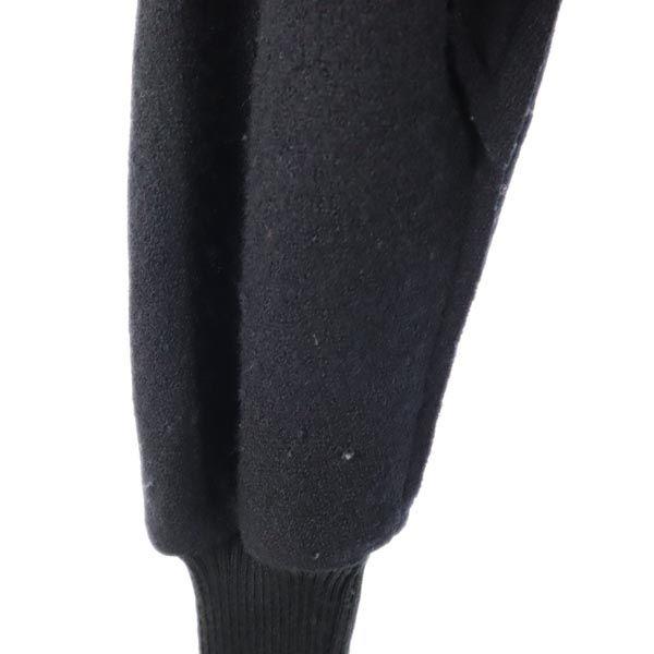 Y's No Color Jacket Black Series Ribbed Knit Sleeves Women Used