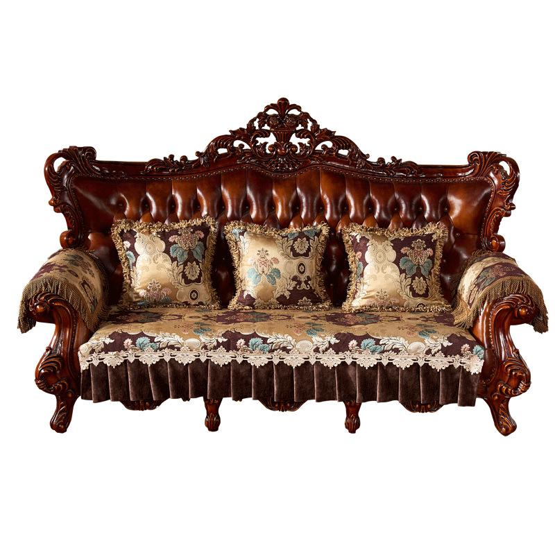 European And American Coffee Color Pillow Cover, Cushion Cover, Waist Pillow, Waist Cushion Cover , One Piece Is Sent On Behalf Of 5.