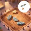Miniature Resin Fossils Dinosaur Statue Model Mini Dinosaur Fossils Moss Landscape Ornament Educational Toy Figures