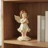 Praying Angel Figurine Nordic Child Statue Creative Design Cherub Ornament for Desktop, Living