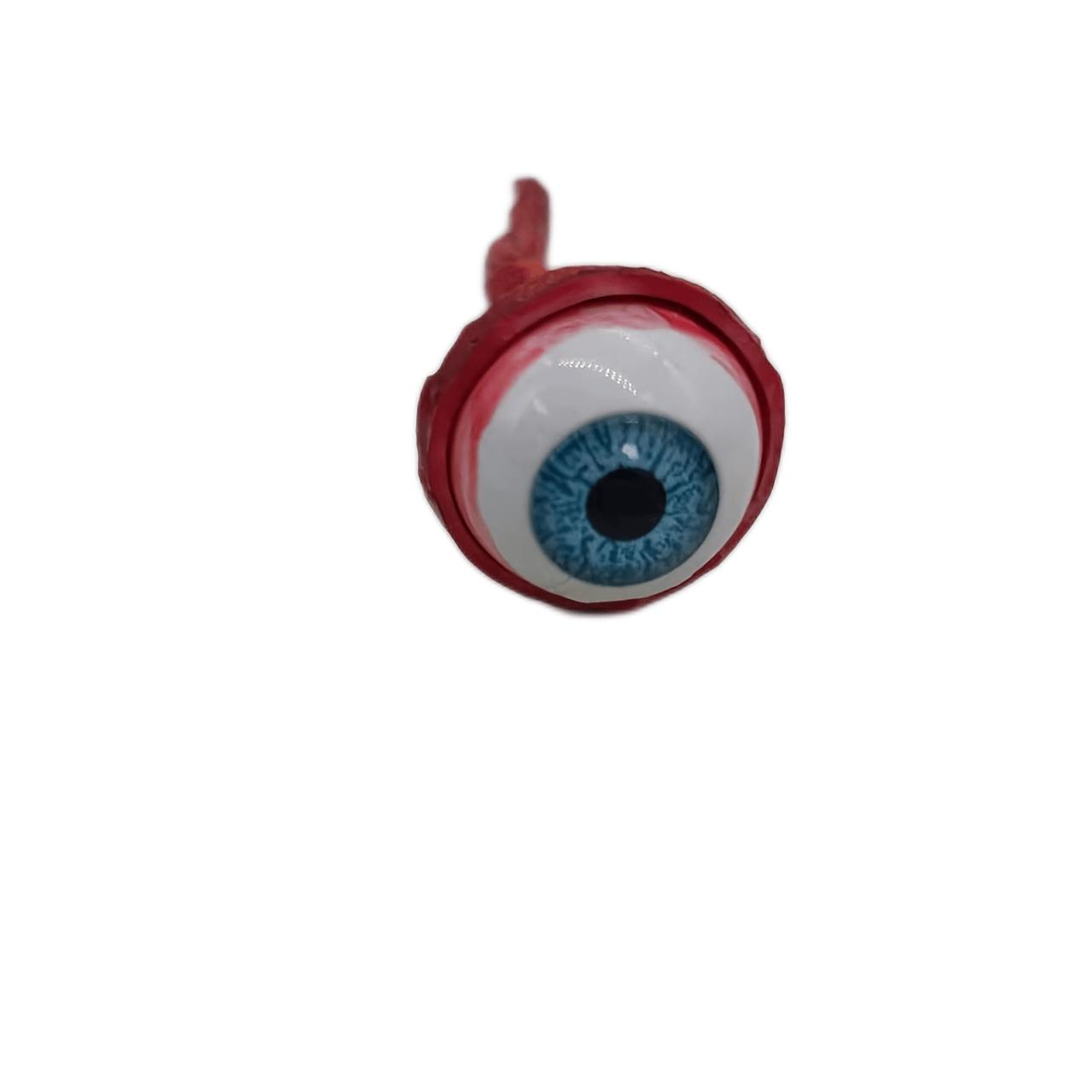 

2 Colors To Choose From Latex Halloween Prank Props-Artificial Eyeballs, Suitable for Horror Fun-Suitable for Pranks and Parties синій