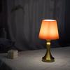 LED Retro Ironwork Golden Desktop Lamp With USB Plug  Three Color Stepless Dimming Bedside Touch Creative Bedroom Lamp