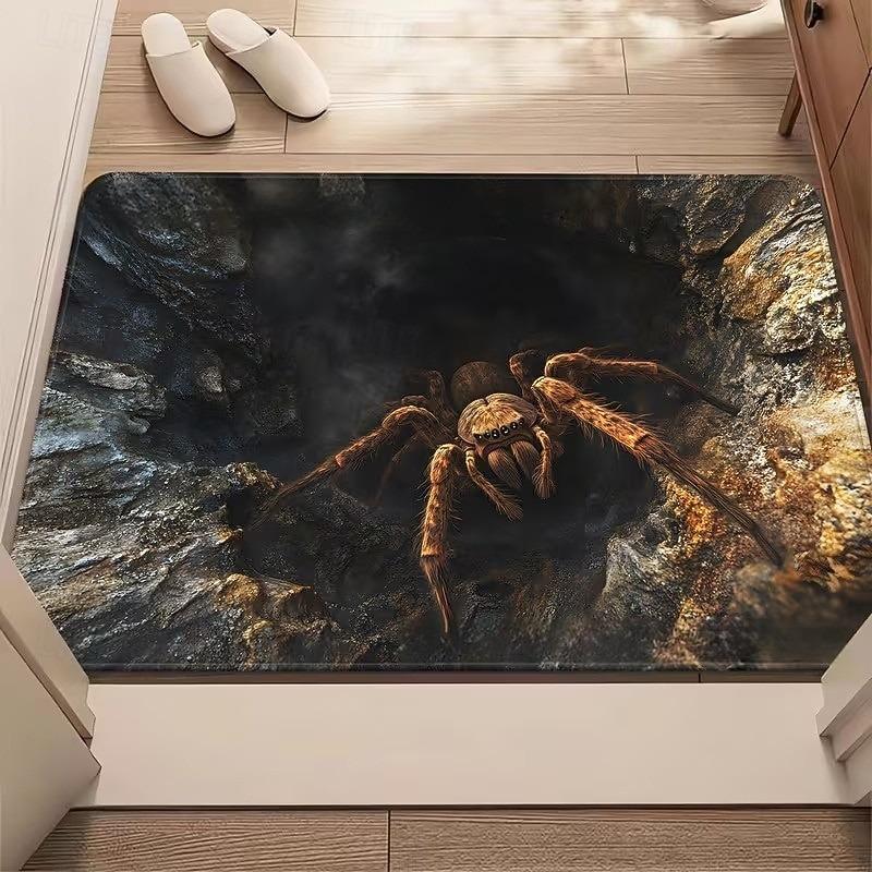 2D Spiral Stairs Carpet Mat Rug Home Decoration Long Hallway Living Room Bedroom Floor Decor Realistic Visual Effect Creative