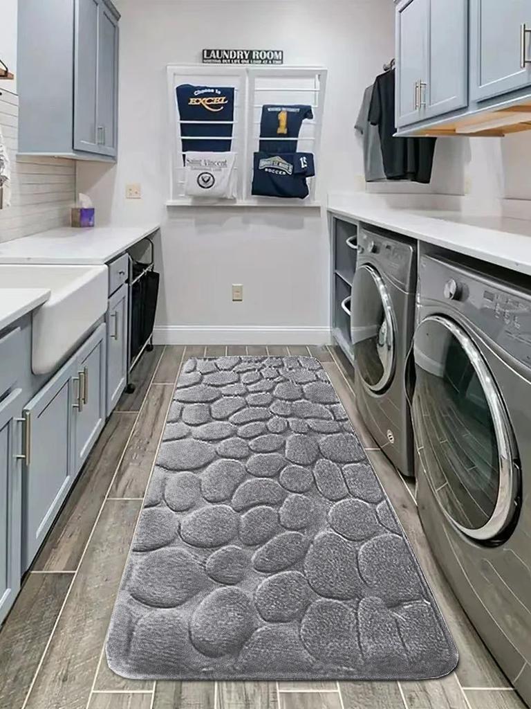 Laundry Room Long Thickened Non-slip Floor Mats Kitchen Decoration Stain-resistant Floor Mats Absorbent Floor Mats