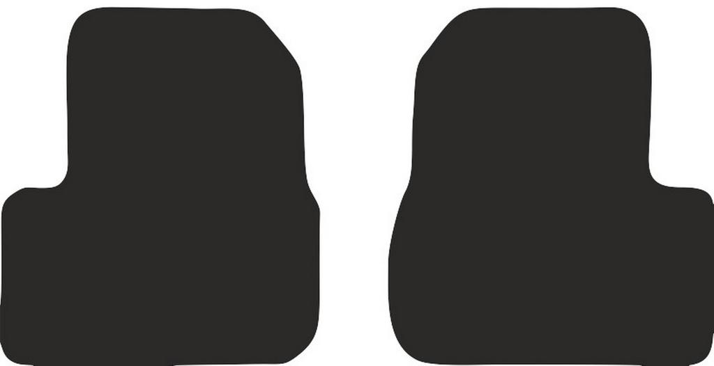 Rear Floor Mats For Peugeot 206 Hatchback, Sw, Kombi, Cc, Cabrio 1998-2010