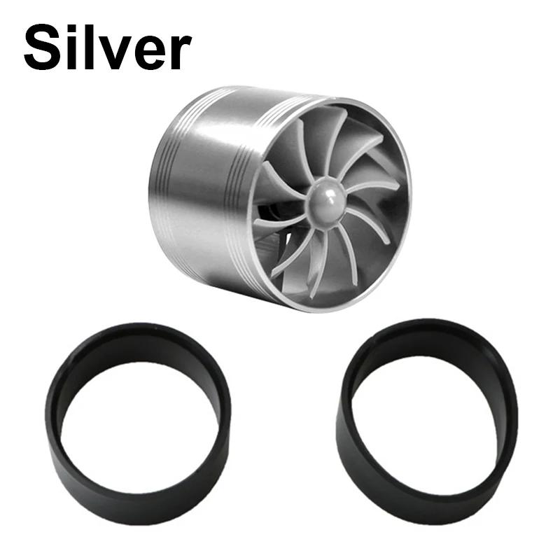 Car Air Intake Turbonator Single Fan Supercharger Gas Saver Kit Car Turbine Supercharger Turbo Refit Auto Replacement Part