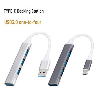 Type-C USB 3.0 Docking Station: 4-in-1 Hub and Splitter