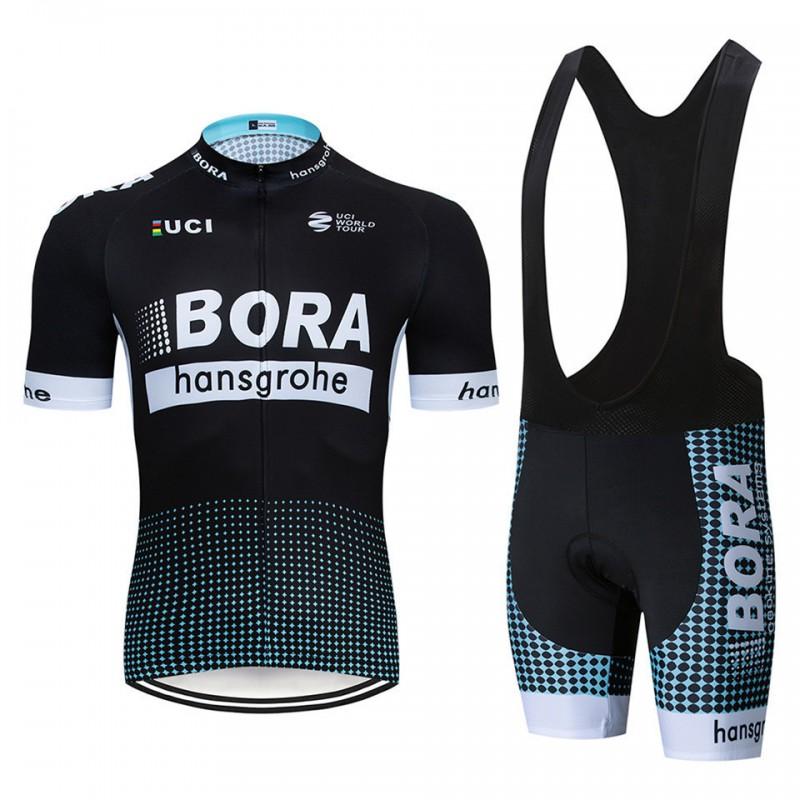 Mens Cycling Jersey Bib Shorts Set Breathable Mesh Bike Outfit Road