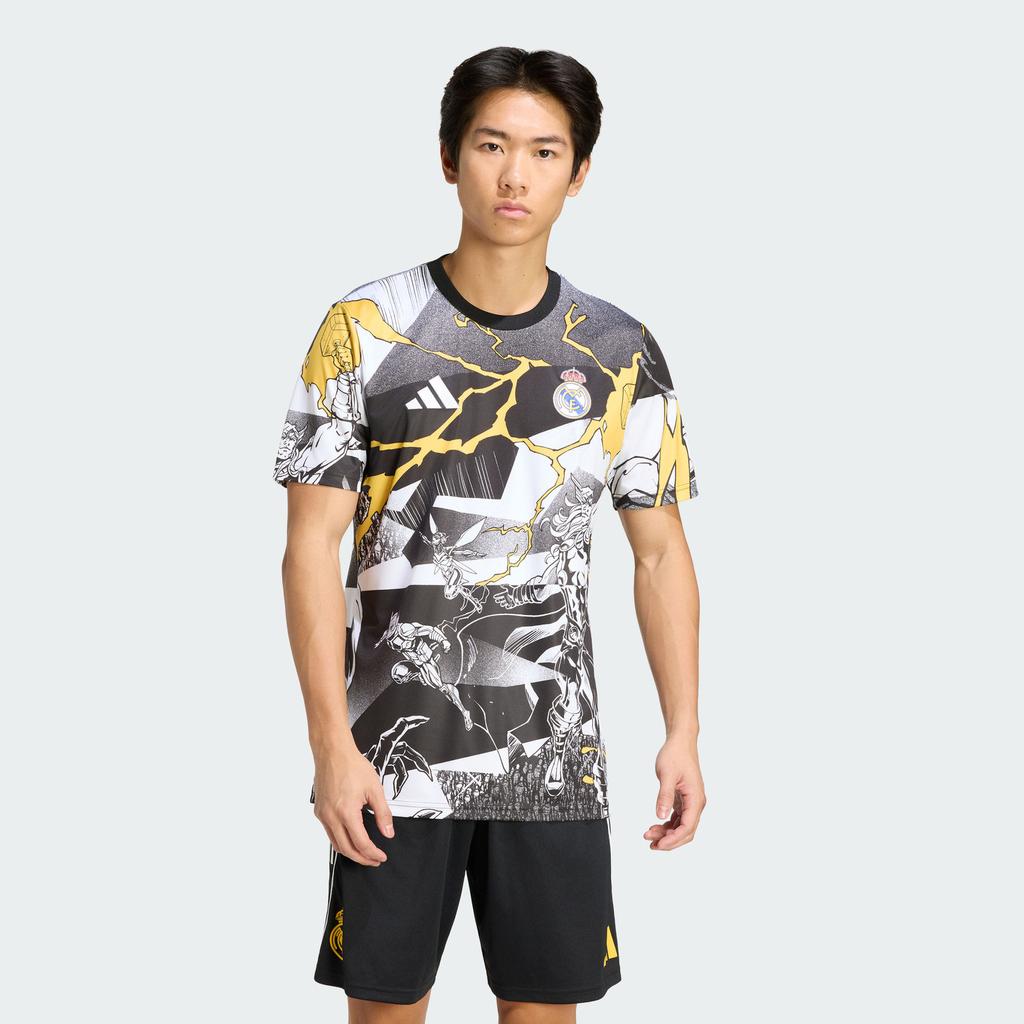 adidas Maglia Pre-Partita Real Madrid Avengers 25/26 Uomo maglia JZ9018