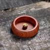 High-End Large Square Black Sandalwood Incense Burner for Indoor Use
