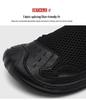Men's 2024 Summer Genuine Leather Mesh Sandals - Breathable Soft Sole Casual Beach Shoes